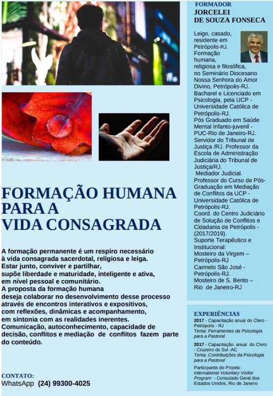 Formação humana com Jorcelei Fonseca